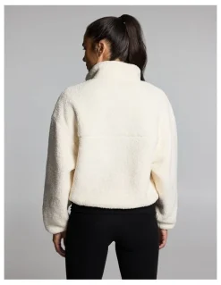 Rockwear Sherpa Half Zip Cream