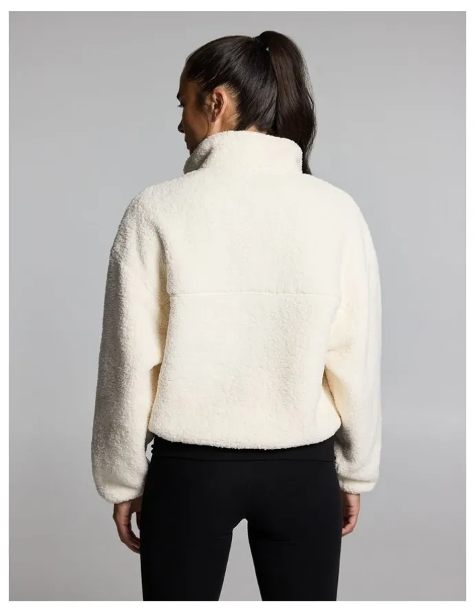 Rockwear Sherpa Half Zip Cream