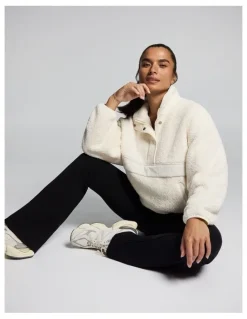 Rockwear Sherpa Half Zip Cream