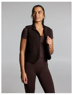 Rockwear Sherpa Vest Cocoa