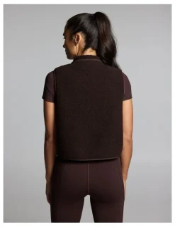 Rockwear Sherpa Vest Cocoa