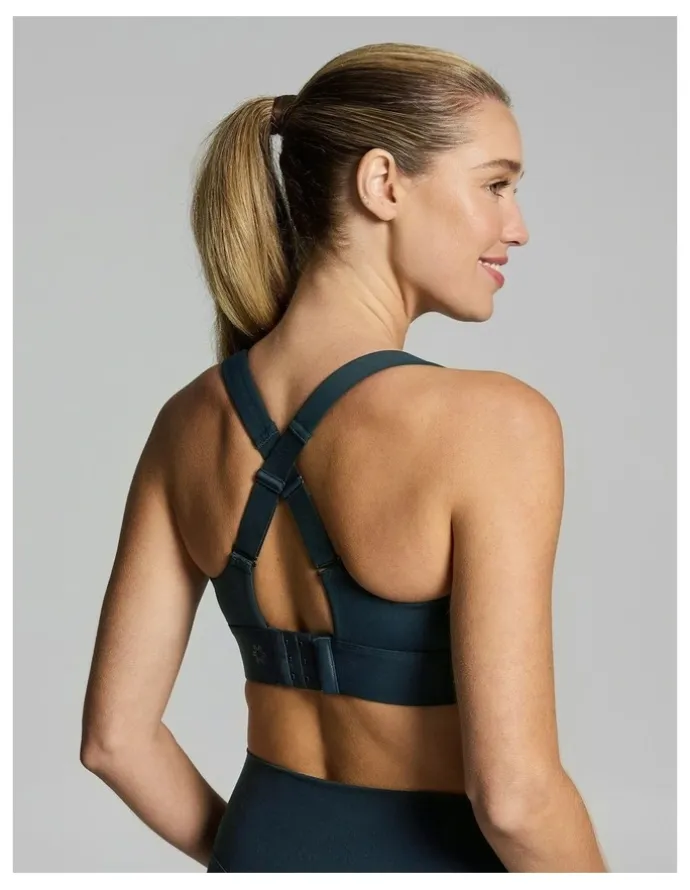 Rockwear Square Neck High Impact Sports Bra Teal