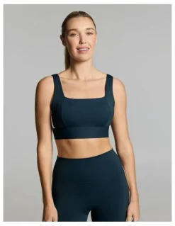 Rockwear Square Neck High Impact Sports Bra Teal