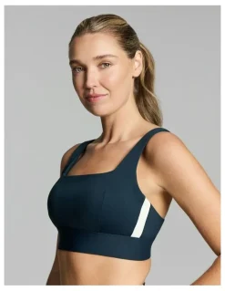 Rockwear Square Neck High Impact Sports Bra Teal