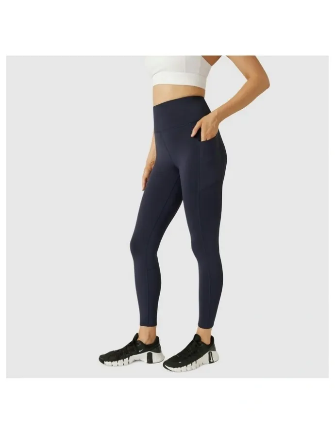 Rockwear Thermal Pocket Full Length Tights in Indigo