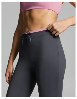 Rockwear Tipped Tie Front Slim Flared Tights Zinc
