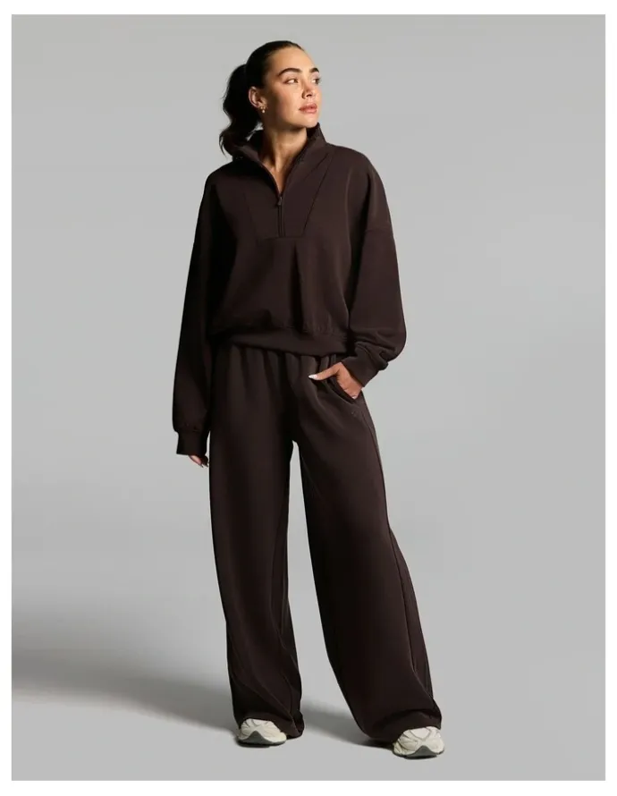 Rockwear Travel 1/2 Zip Cocoa