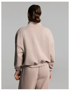 Rockwear Travel 1/2 Zip Latte