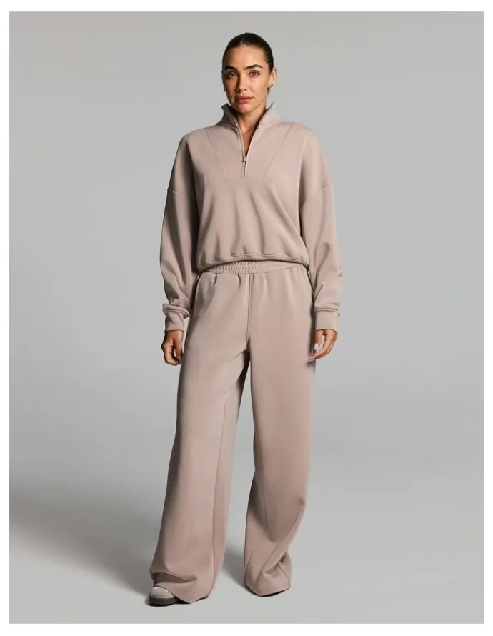 Rockwear Travel 1/2 Zip Latte