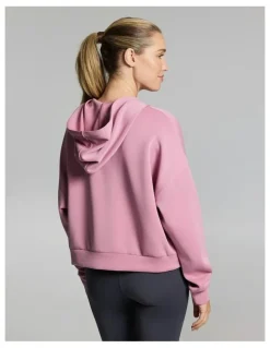 Rockwear Travel Half Zip Hoodie Dusty Pink