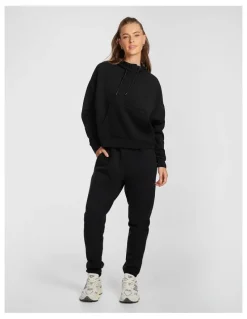 Rockwear Travel Hip Hood Half Zip in Black