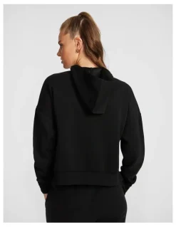 Rockwear Travel Hip Hood Half Zip in Black