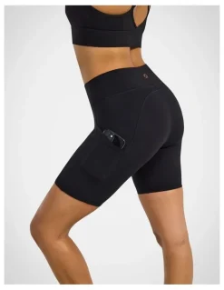 Rockwear Veda Pocket Quad Bike Shorts in Black