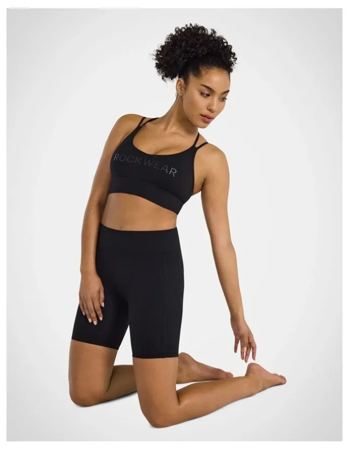 Rockwear Veda Pocket Quad Bike Shorts in Black