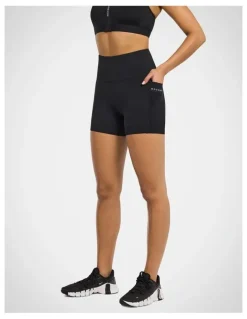 Rockwear Velocity Mid Thigh Bike Shorts in Black