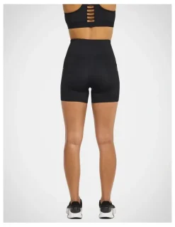 Rockwear Velocity Mid Thigh Bike Shorts in Black