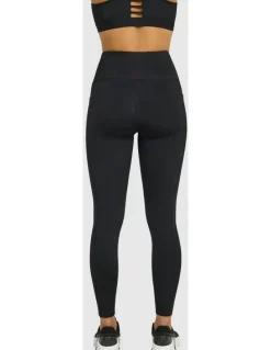 Rockwear Velocity Pocket Full Length Tights Black