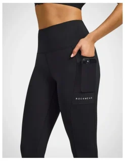 Rockwear Velocity Pocket 7/8 Tights in Black