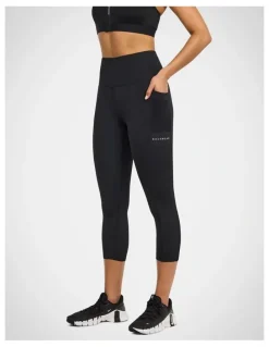 Rockwear Velocity Pocket 7/8 Tights in Black