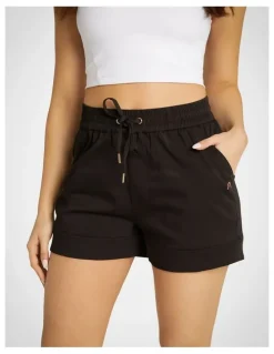 Rockwear Woven Pocket Shorts in Black