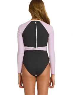 Roxy Active Long Sleeve One Piece in Multi