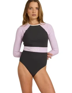 Roxy Active Long Sleeve One Piece in Multi