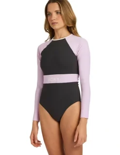 Roxy Active Long Sleeve One Piece in Multi