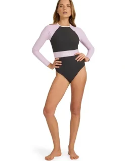 Roxy Active Long Sleeve One Piece in Multi