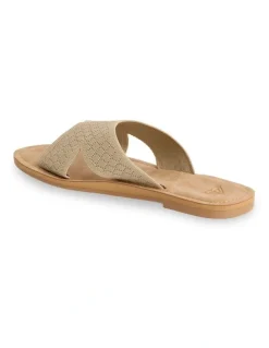 Roxy Andreya Crochet Slides In Natural