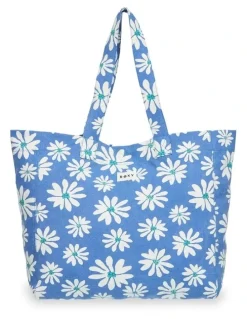 Roxy Anti Bad Vibes Tote Bag Blue