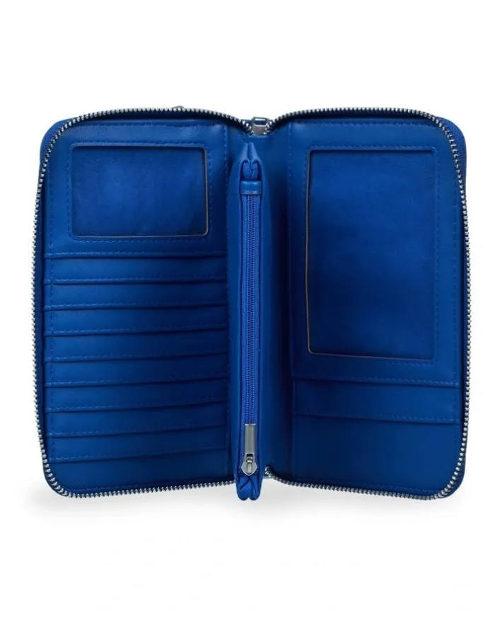 Roxy Back In brooklyn Leather Wallet Blue