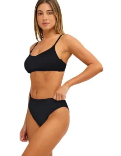 Roxy Beach Classics D Cup Bikini Top in Black
