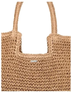 Roxy Coconut Pie Tote Bag in Brown