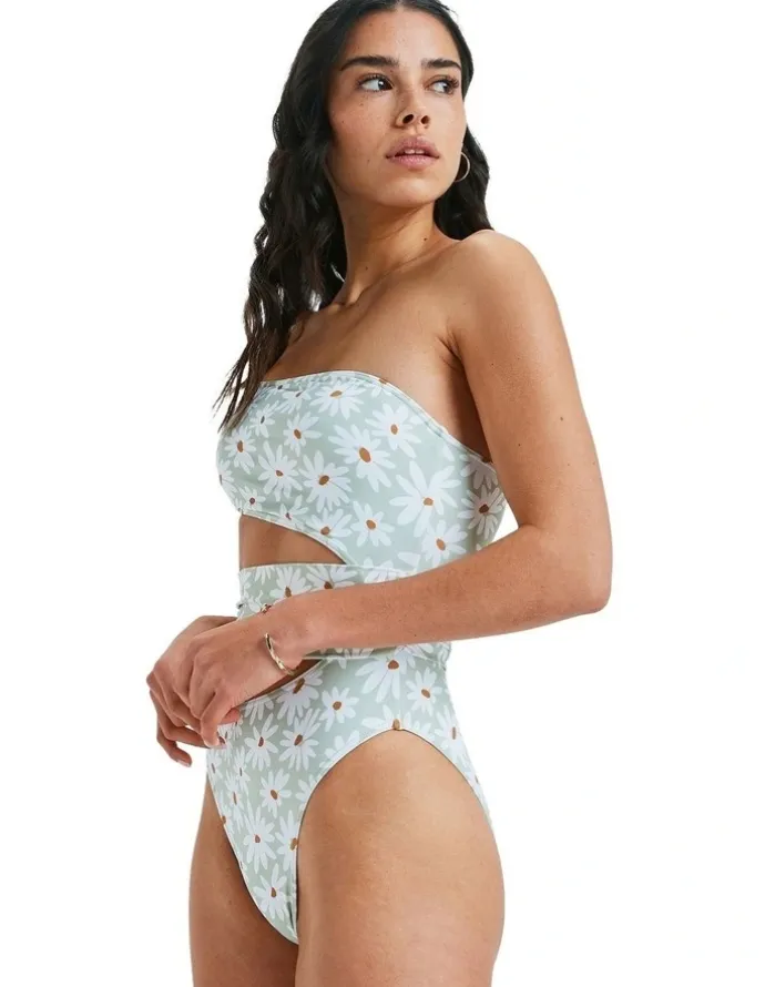 Roxy Dream Floral On One Piece in Green
