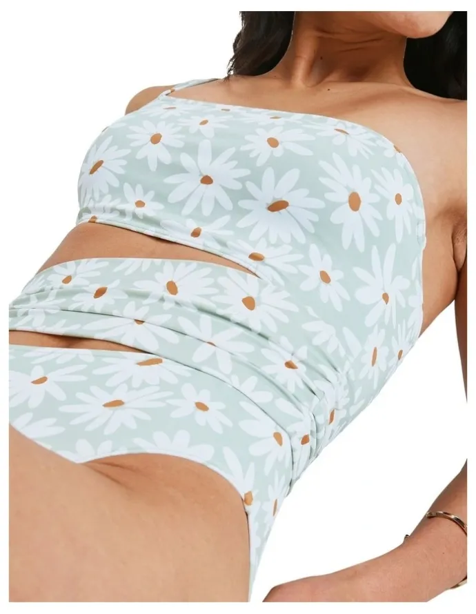 Roxy Dream Floral On One Piece in Green