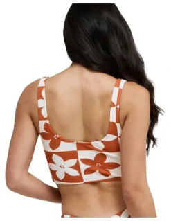 Roxy Hazy Days Tank Bikini Top Orange