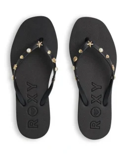 Roxy Hema Thongs in Black