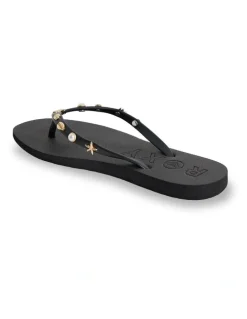 Roxy Hema Thongs in Black