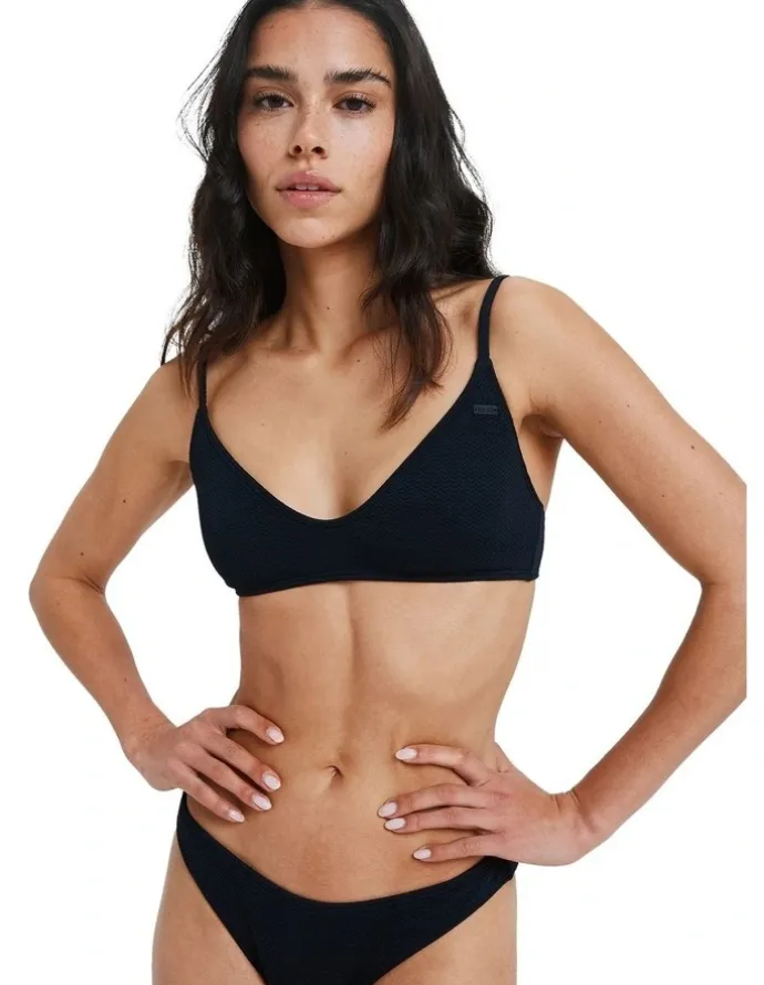 Roxy Kauai Bikini Top in Black