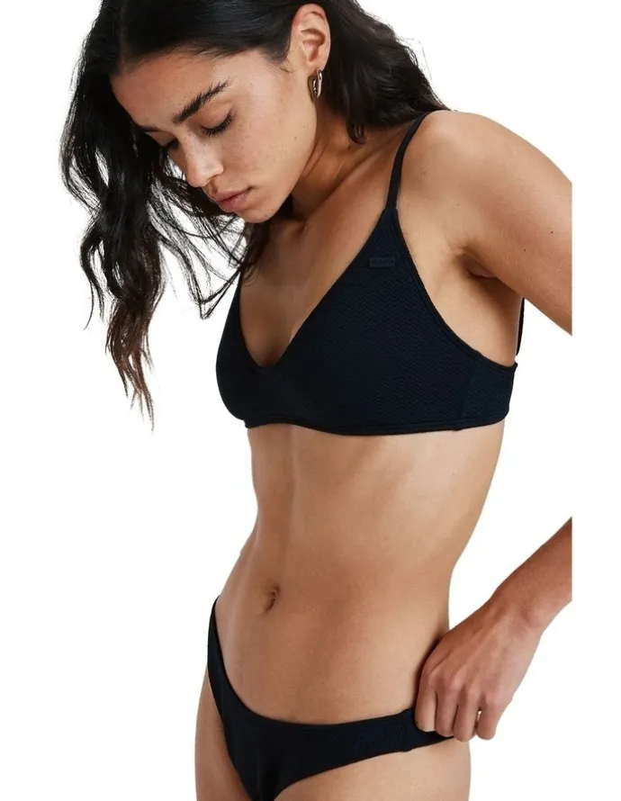 Roxy Kauai Bikini Top in Black