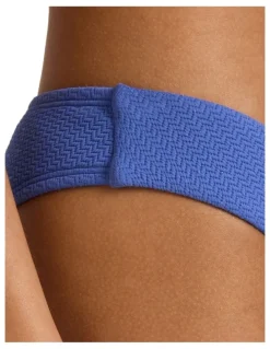 Roxy Kauai High Leg Cheeky Bikini Bottom in Blue