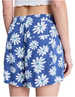 Roxy Lekeito Break High Beach Shorts Blue