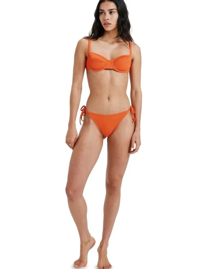 Roxy Love Bikini Top in Orange