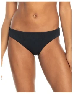Roxy Love The Comber Bikini Bottoms in Anthracite