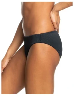 Roxy Love The Comber Bikini Bottoms in Anthracite