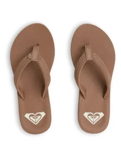 Roxy Porto Thongs in Brown