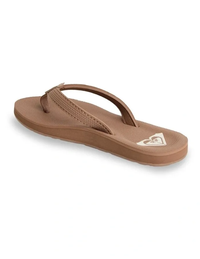 Roxy Porto Thongs in Brown