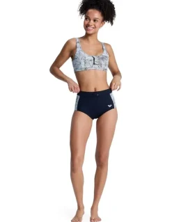 ROXY Pro Surf Athletic Tri Bikini Top in Multi