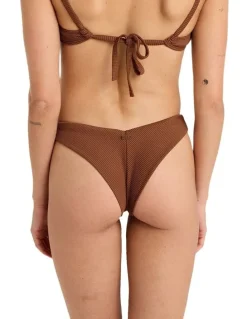 Roxy Rib Love Bikini Bottom in Brown