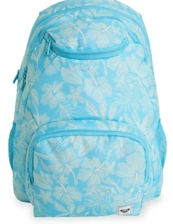 Roxy Shadow Swell Printed Medium Backpack in Blue